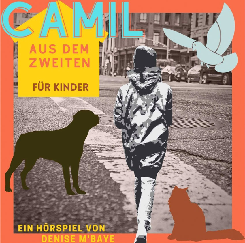 "Camil aus dem Zweiten" – Cover des Podcasts von Denise M`Baye