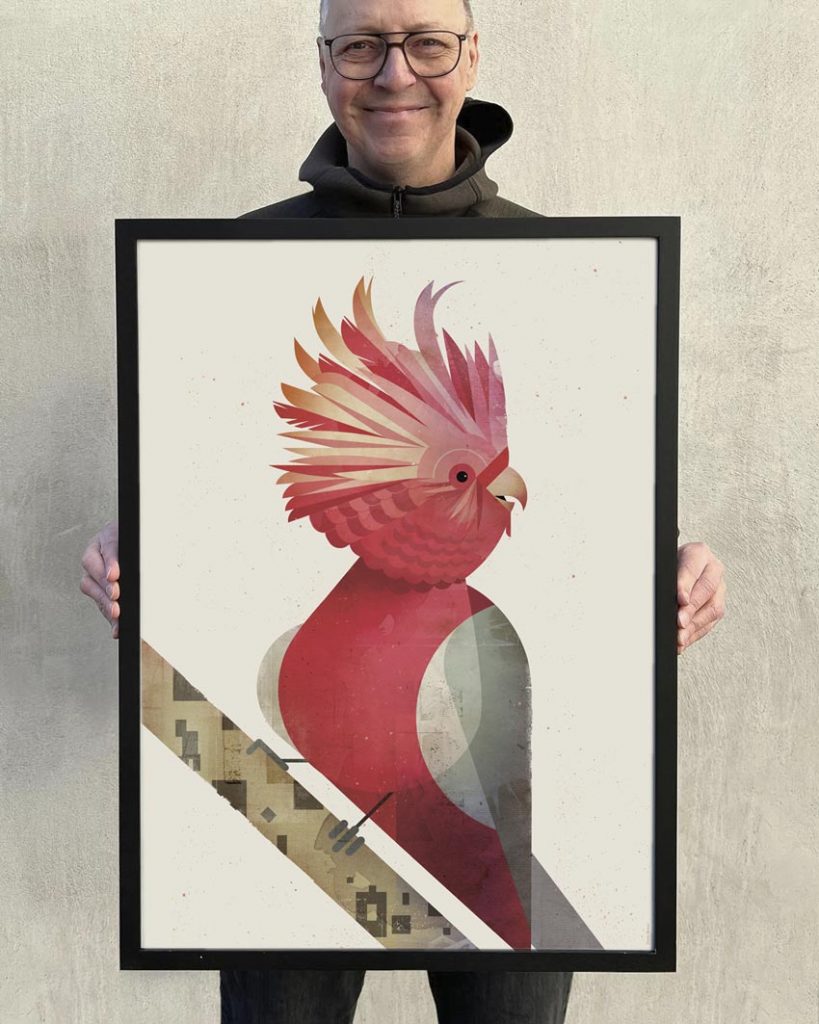 Dieter hat wundervolle Drucke von seinen Illustrationen bei sich im Shop! (Foto: Dieter Braun)