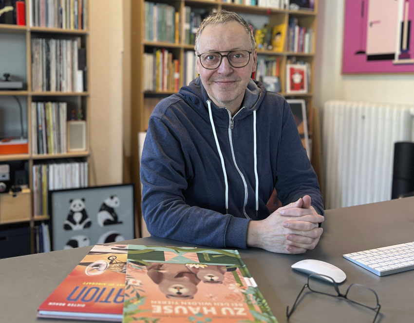 Dieter Braun in seinem Studio.