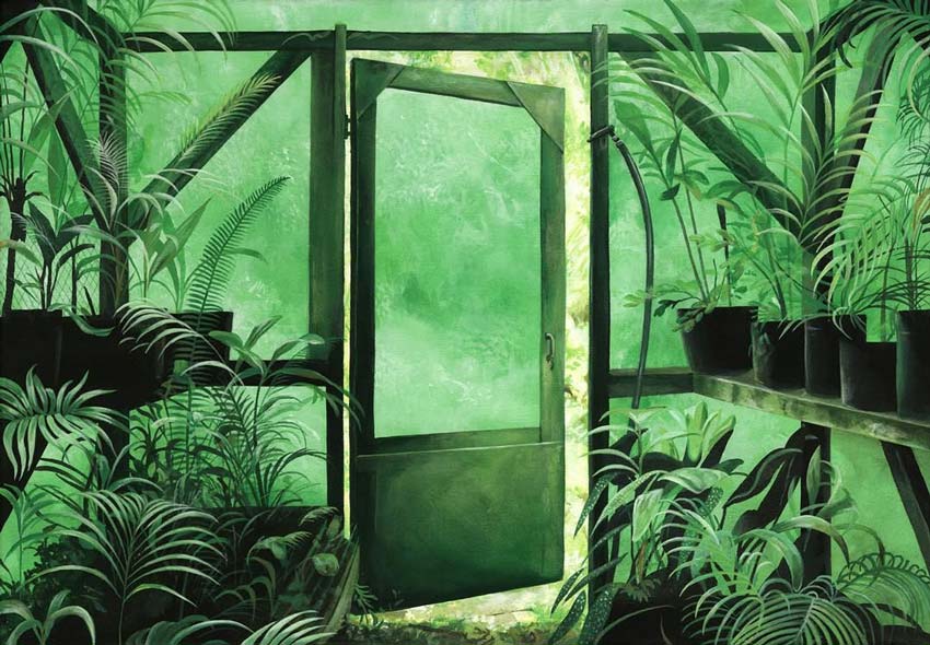 Mokis Malereien führen in eine fantastische Traumwelt. Sie vermitteln immer eine ganz besondere, verzauberte Atmosphäre. (Foto: Moki)