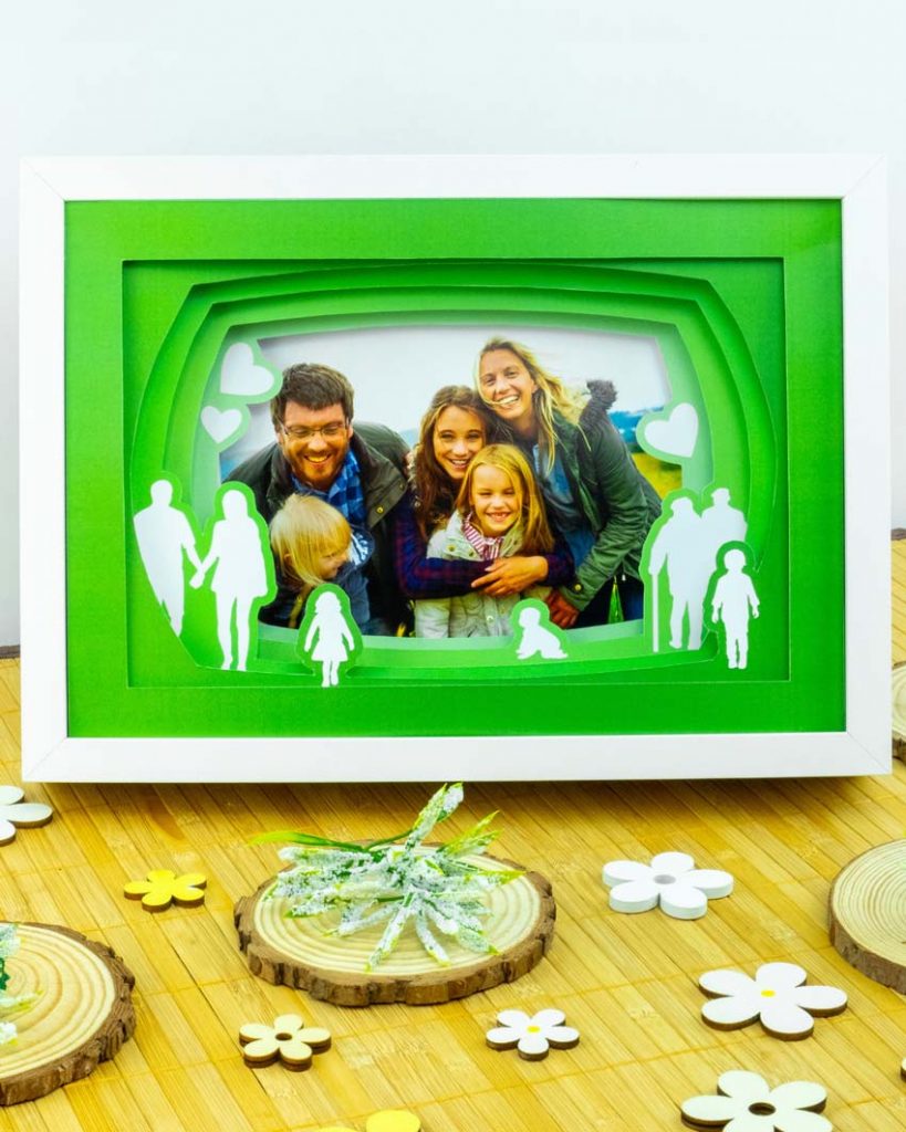 Bastelanleitung Shadowbox