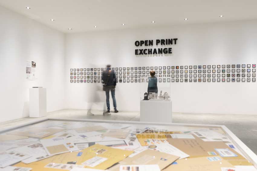 "Open Print Exchange"-die Ausstellung zum offenen Wettbewerb im Kunstmuseum Bonn 2021/22 (Foto: © Open Press Project)