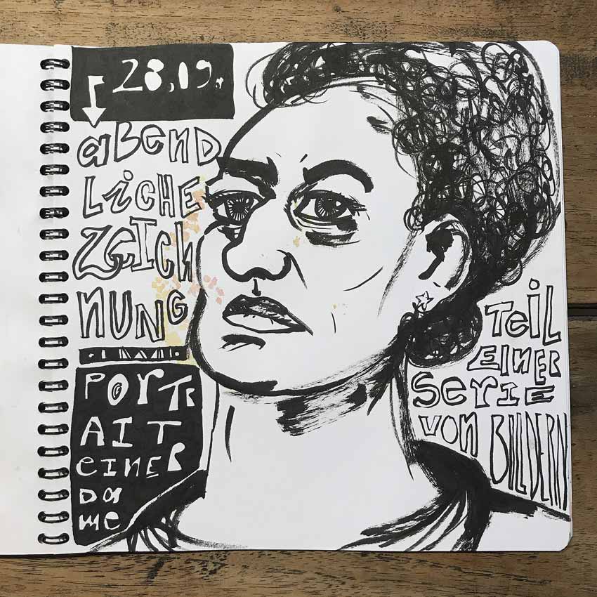 Aus Solveigs Skizzenbuch (Foto: privat)