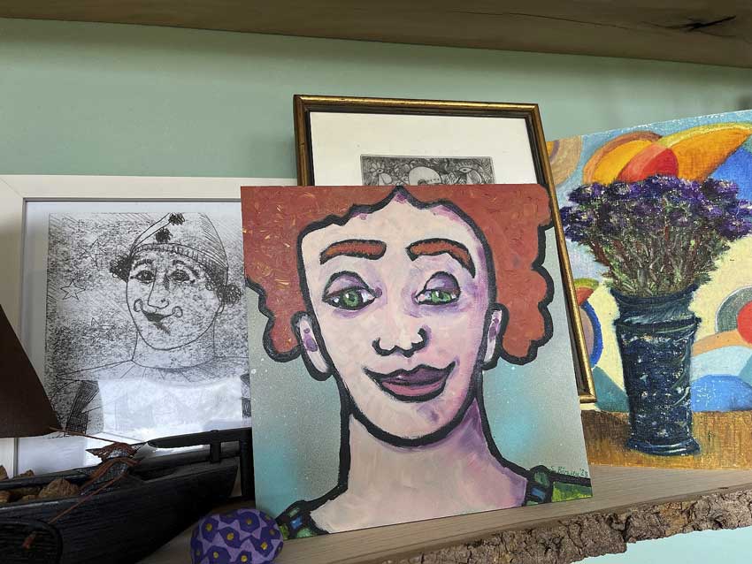 Detail aus Solveig Börnsens Atelier.