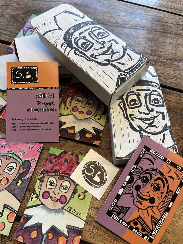 Solveig Börnsens Beitrag zur "Schachtelkunst"-Aktion von "Der kreative Flow"